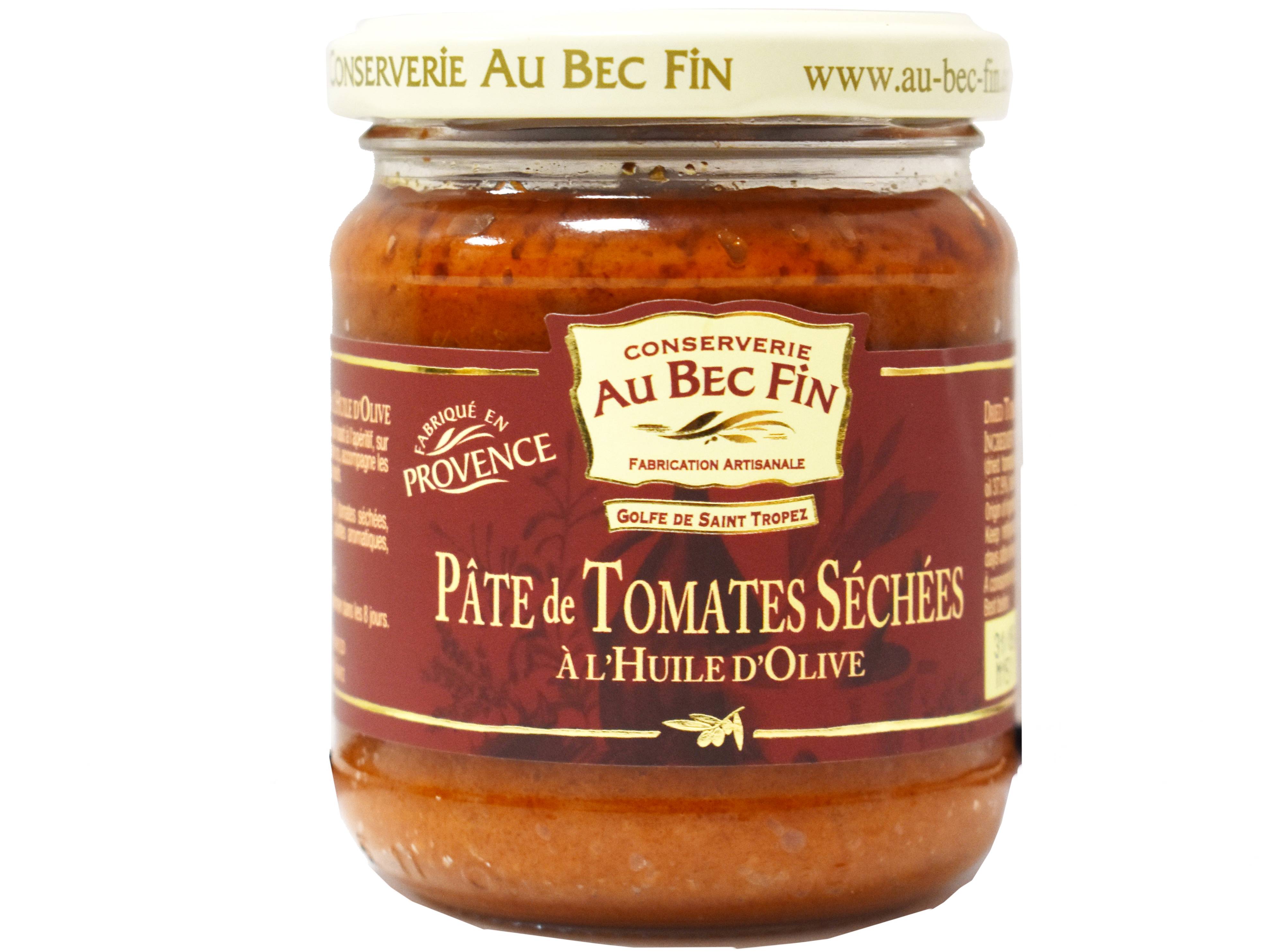 Recette élaborée avec 61% de tomates séchées