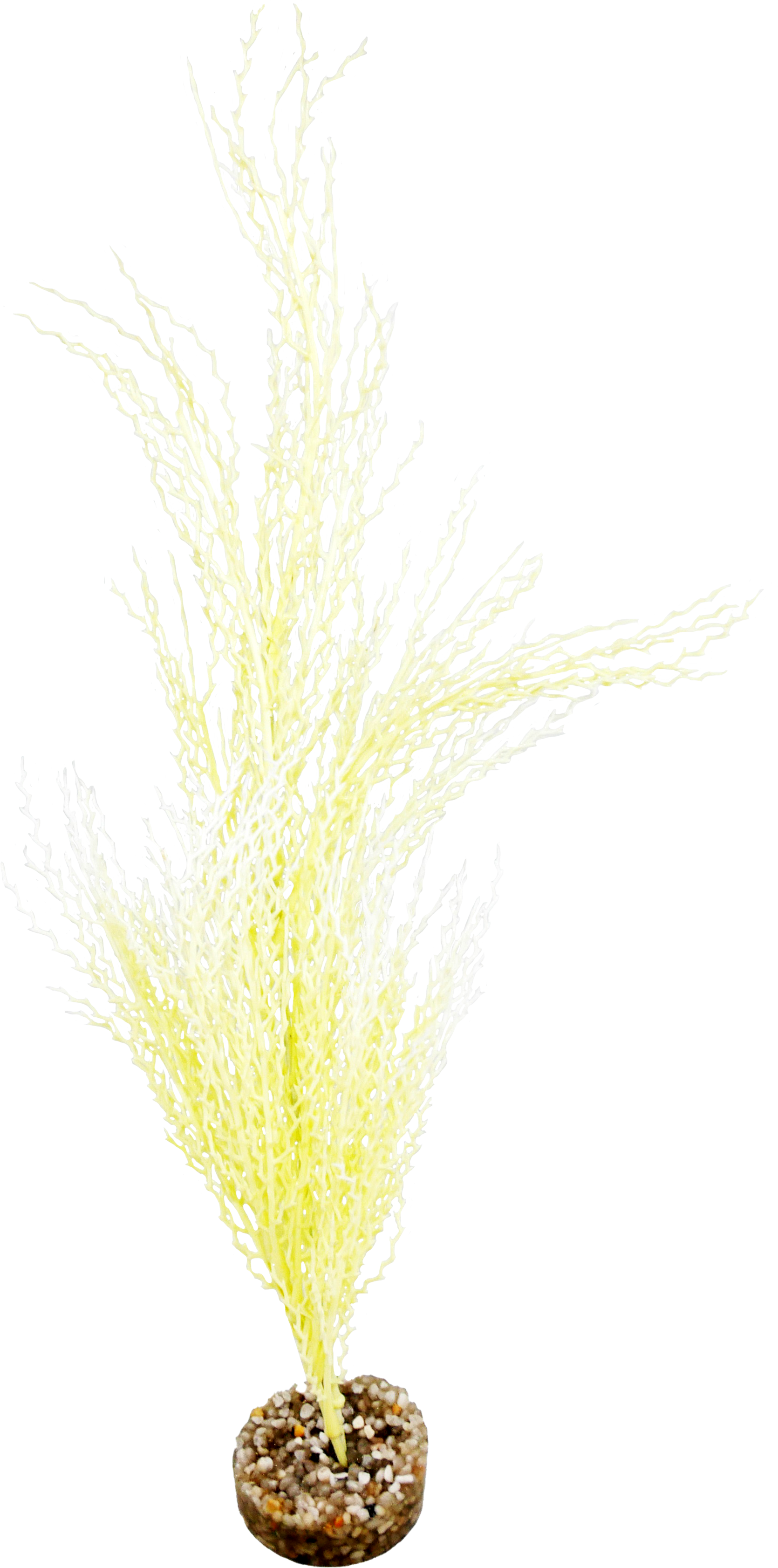 Labéo - Labéo - Décor artificiel grande Herbe corail Blanc Ø.14 x H.36 cm - Image 2