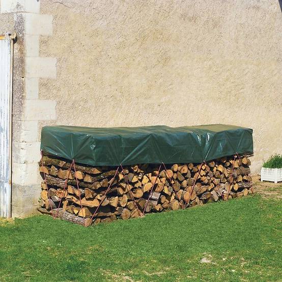 Nortène - PROTEX WOOD Bâche tas de bois 2x8 VE - Image 2