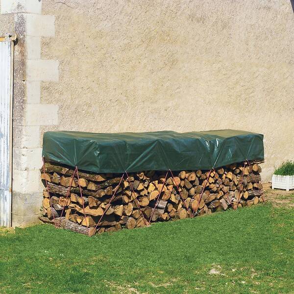 Nortène - PROTEX WOOD Bâche tas de bois 2x8 VE - Imagen 2