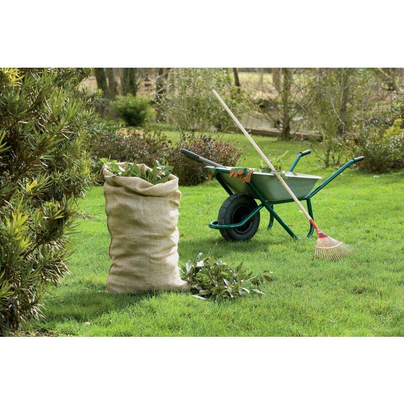 Nortène - Nortène - 3 Sacs déchets verts en toile de jute  Ø.0,60 x 1m - Image 7