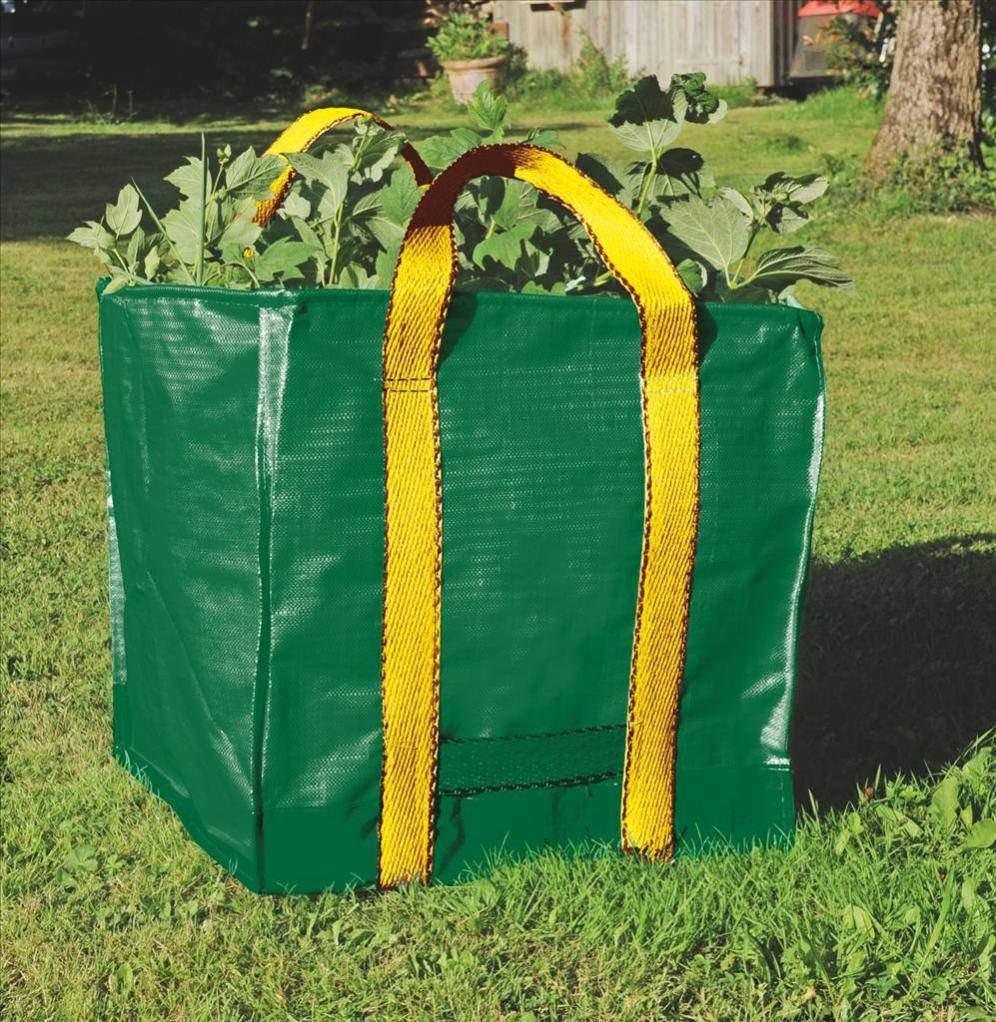 Nortène - GARDENBAG  Bolsa de desechos, reforzada con asas verde 252L - Imagen 2
