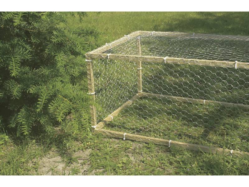 Nortène - Grillage triple torsion métal plastifié vert 0,50 x 10 m - NORTENE - Imagen 1