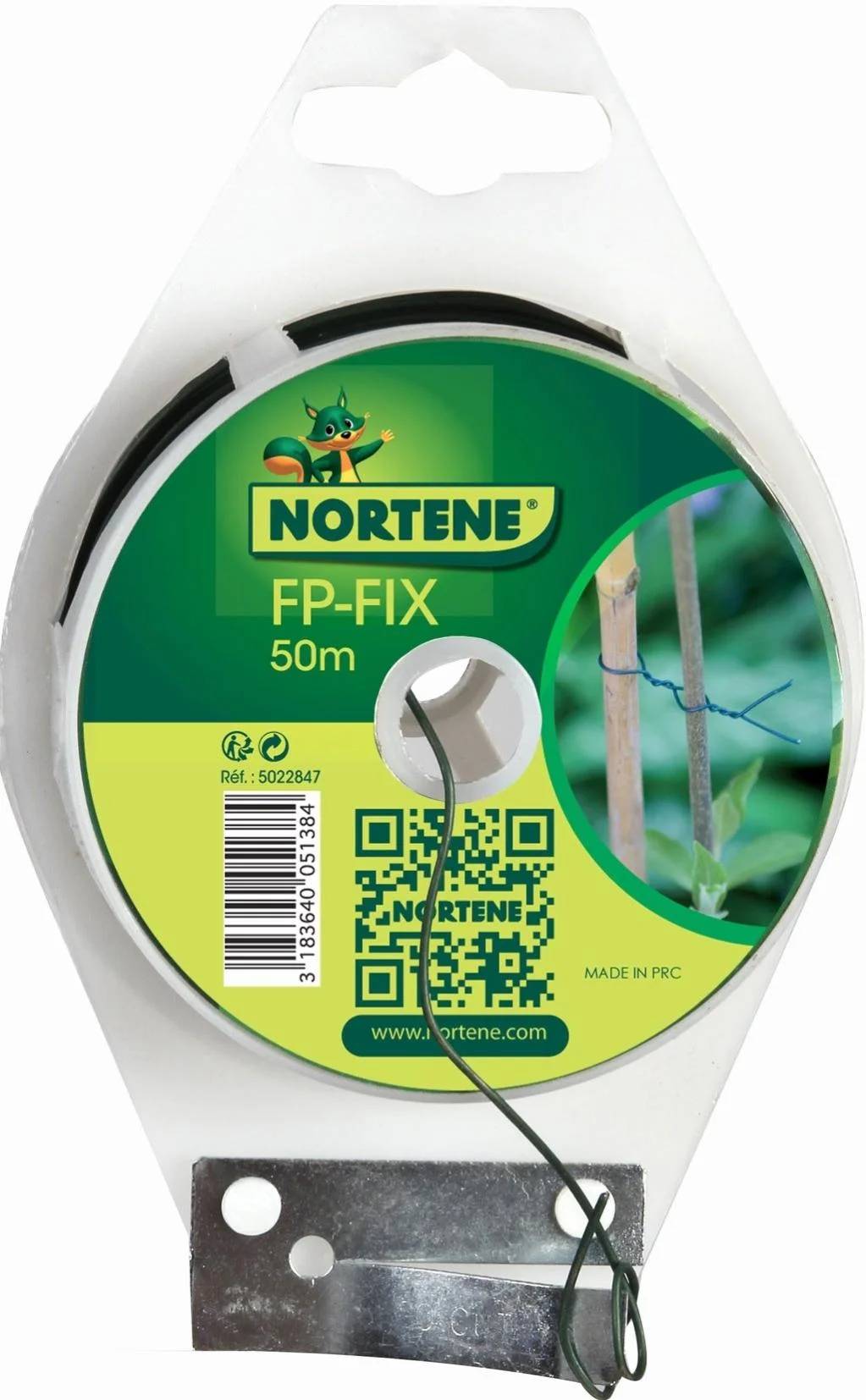 Nortène - FP-FIX  Fil de fer plastifié  vert 50m - Image 4