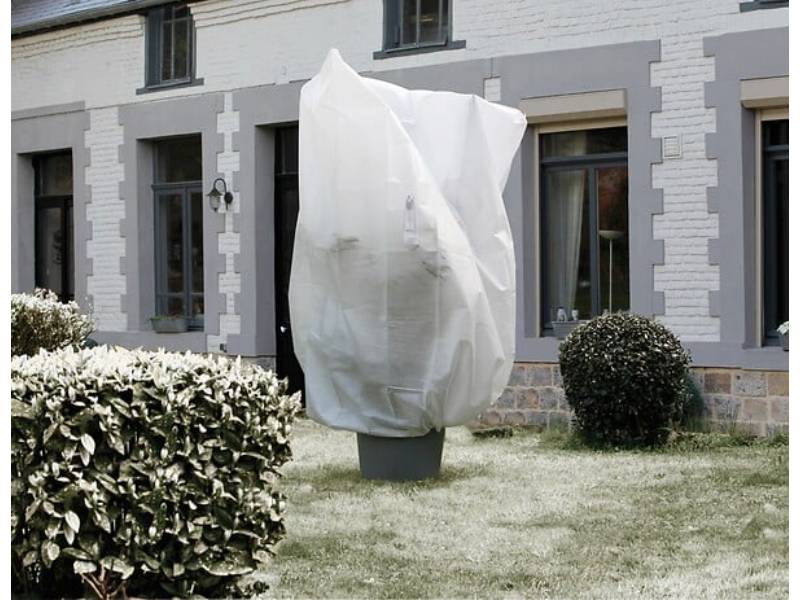 Nortène - Housse d'hivernage Hiversac polypropylène blanche 50g/m² Ø1,25x2m - Nortène