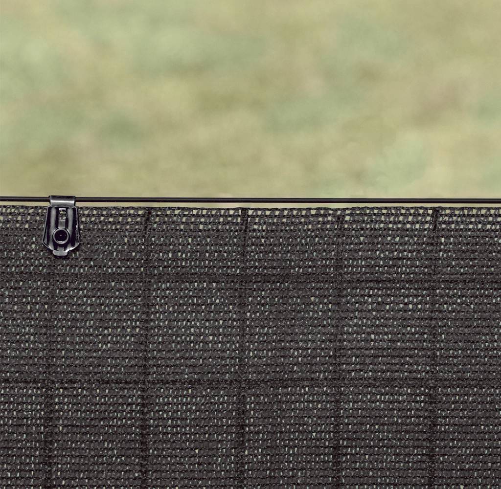 Nortène - Pince de fixation pour brise-vue tissés Noir 3,40x2cm 20pcs - NORTENE - Imagen 4