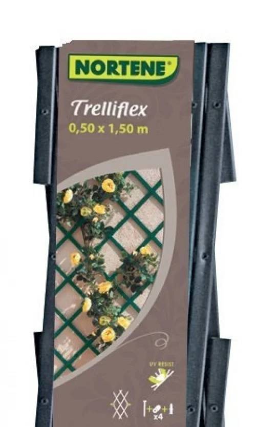TRELLIFLEXTrellis extensible PVC Gris Ardosa 1x2m - Imagen 2