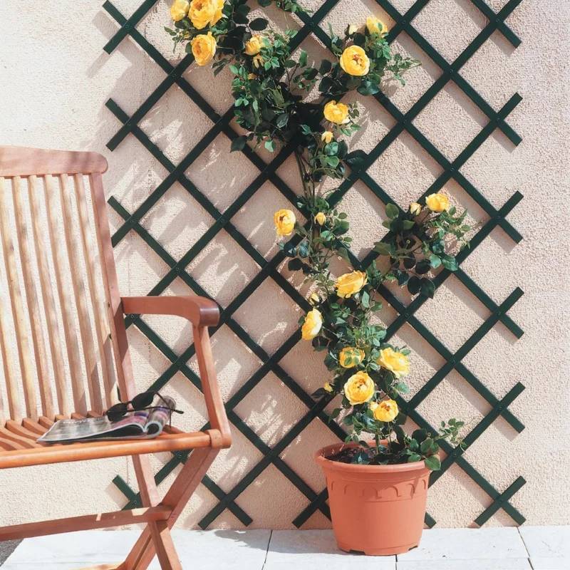 TRELLIFLEXTrellis extensible PVC Gris Ardosa 1x2m - Imagen 6
