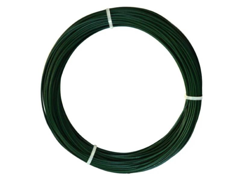 Nortène - PLAST WIRE FIL PLASTIFIE Fil de fer plastifié 1,2mm Vert 25m