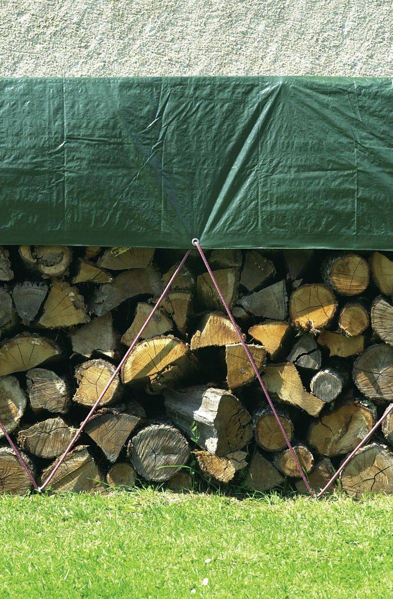 Nortène - PROTEX Bâche de protection co-extrudée en LDPE 90g/m² Vert 6x4m - Imagen 5