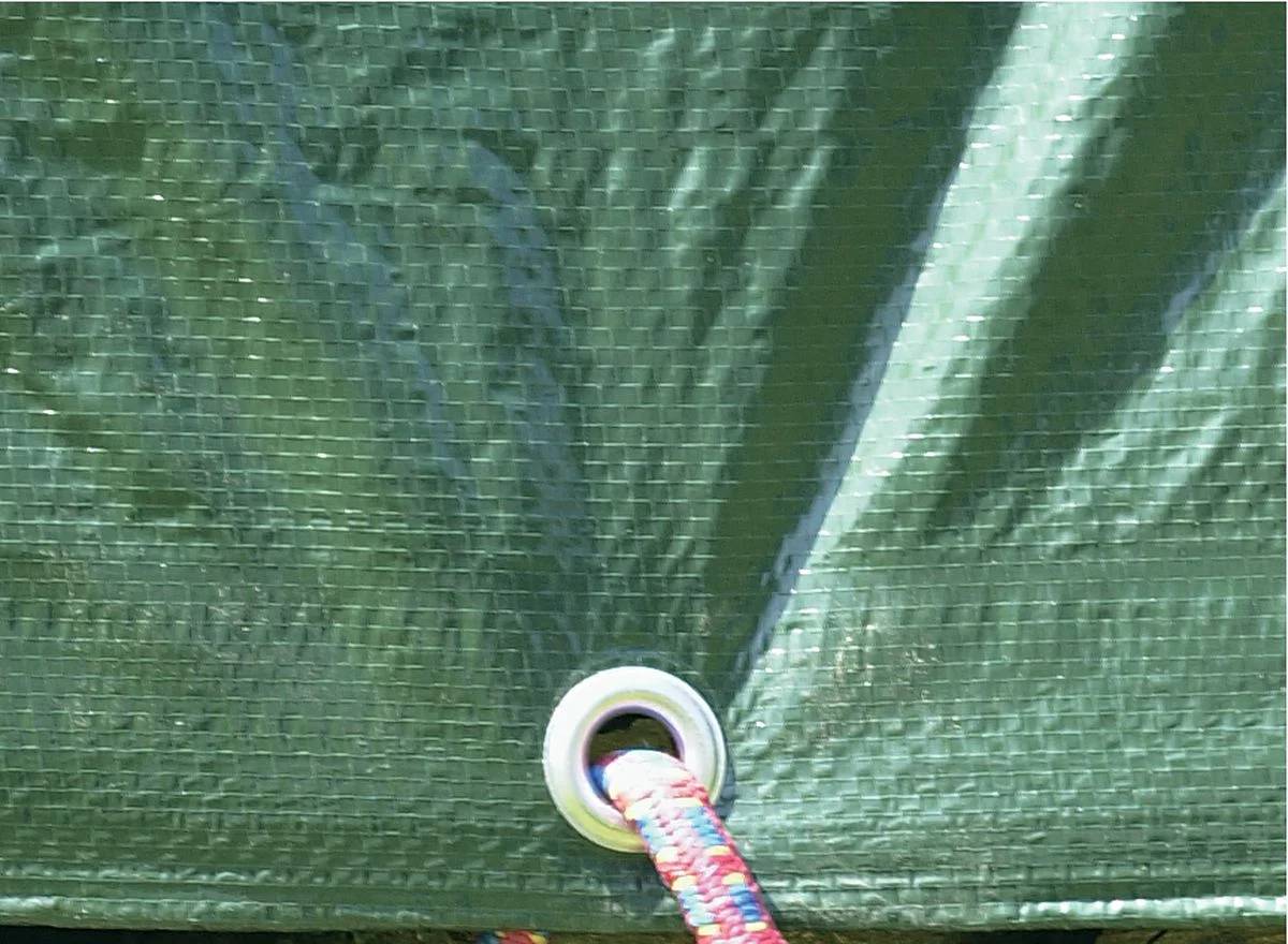 Nortène - PROTEX Bâche de protection co-extrudée en LDPE 90g/m² Vert 6x4m - Imagen 3