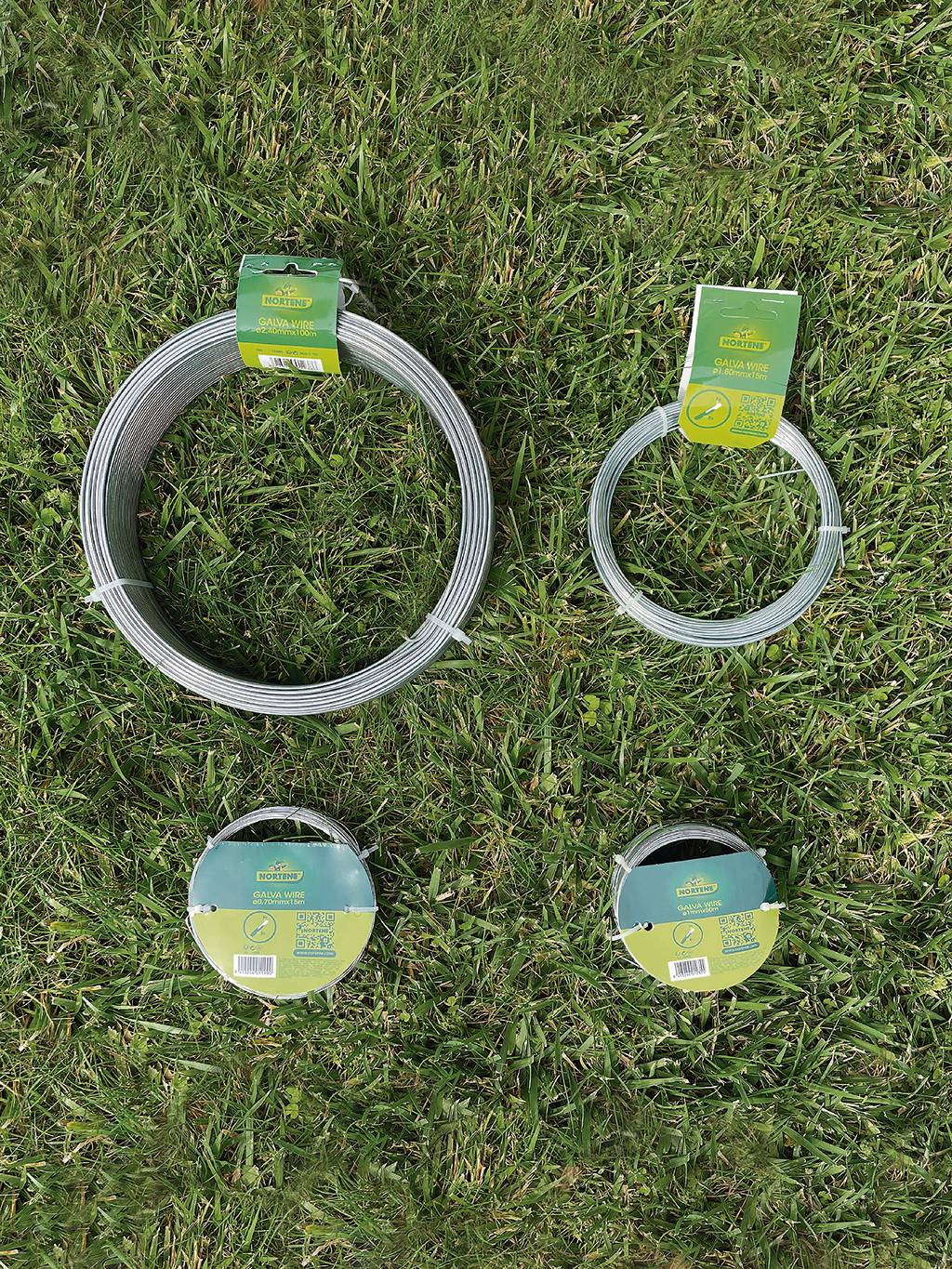 Nortène - GALVA WIRE FIL GALVANISE  Fil de fer galva 2mm Metal 25m - Imagen 1