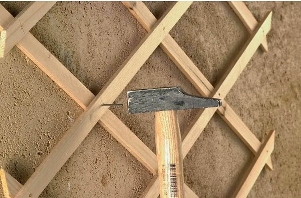 Nortène - TRELLIWOOD Trellis extensible bois FSC Marron 1x2m - Imagen 2
