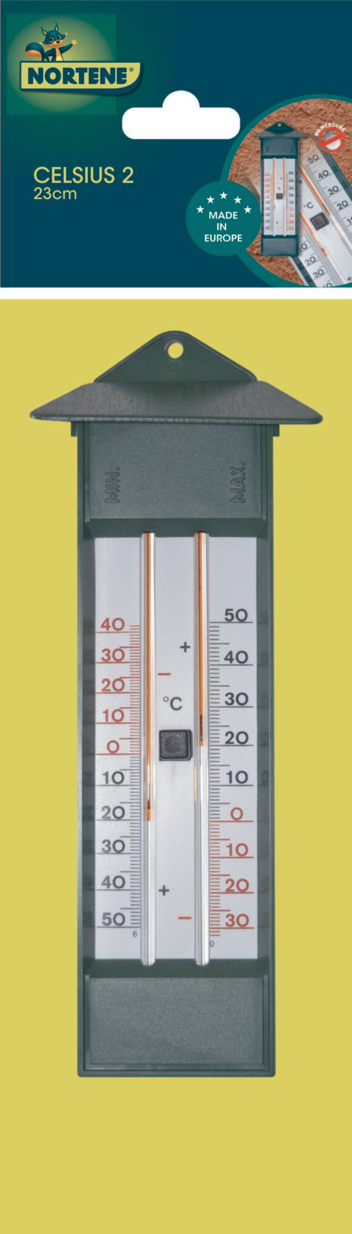 Nortène - Thermomètre Celcius 2 mini maxi sans mercure - Image 1