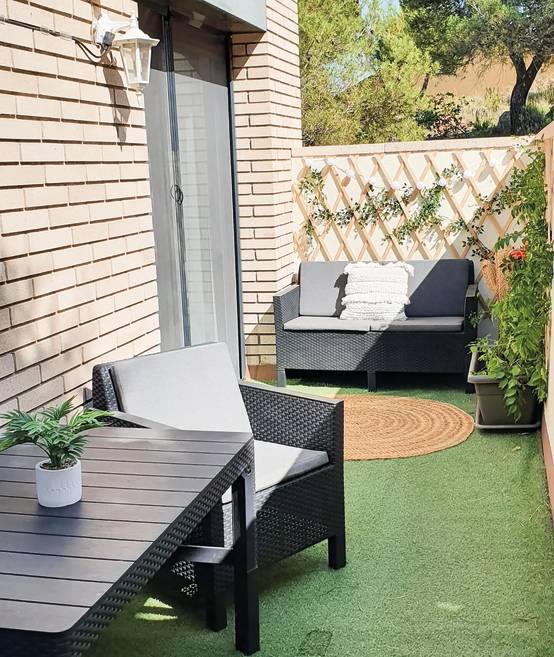 Nortène - TRELLIWOOD Trellis extensible bois FSC Naturel 1x3m - Image 1