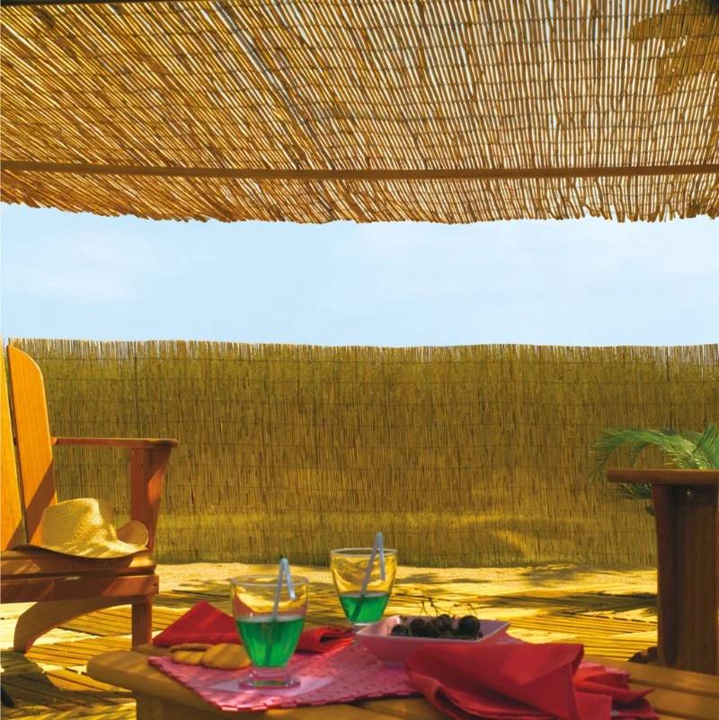 Bambou brise-vue naturel 2 x 5 m - NORTENE - Imagen 6