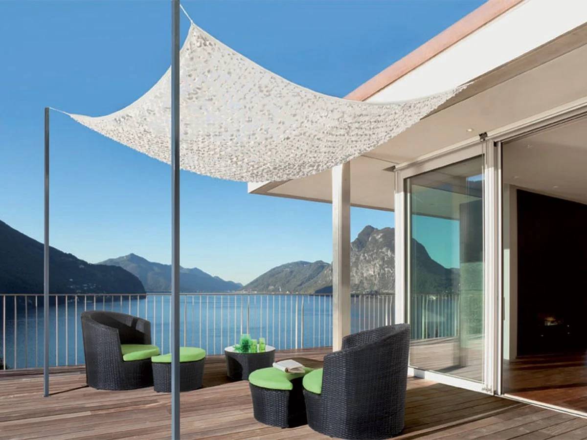 Nortène - SAHARA Filet d'ombrage bicolore réversible 2,40x3m