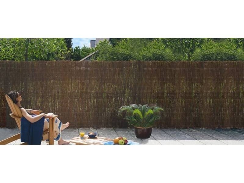 Nortène - Brise-vue Bruyère Naturelle Marron 1 x 5 m – BRUC DECO - Image 1