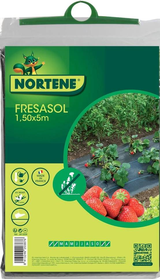 Nortène - Paillage spécial fraises polypropylène noir 1,50 x 5 m - NORTENE - Image 3