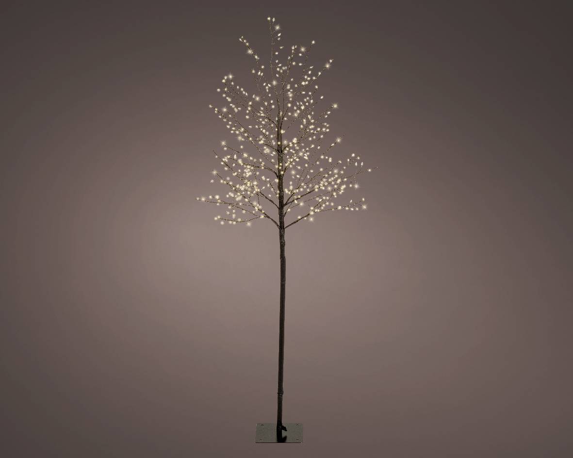 Luminéo - Árbol luminoso LED fijo blanco cálido