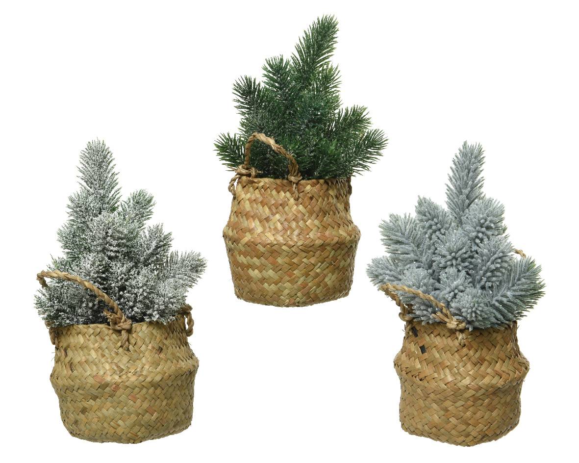 Mini-sapin de Noël - assorti 3 pièces