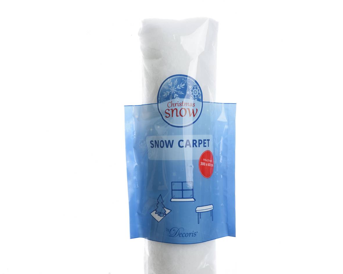 Tapis de neige Sapin de Noël Blanc -