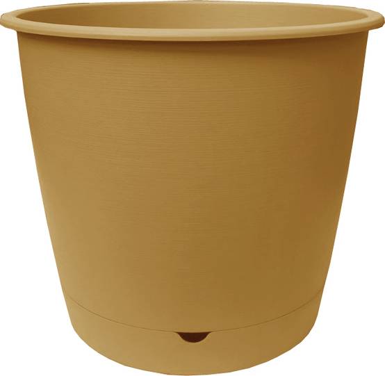 Ecloz - Pot à réserve d'eau L'Autonome Rond Havane ⌀ 35 cm - ECLOZ - Image 1