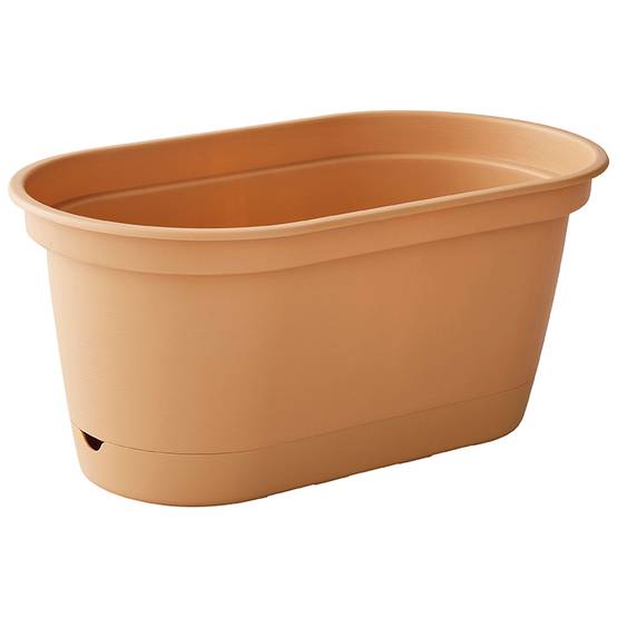 Ecloz - Pot à réserve d'eau L'Autonome Rond Havane ⌀ 35 cm - ECLOZ - Image 5