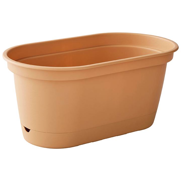 Ecloz - Pot à réserve d'eau L'Autonome Rond Havane ⌀ 35 cm - ECLOZ - Image 5