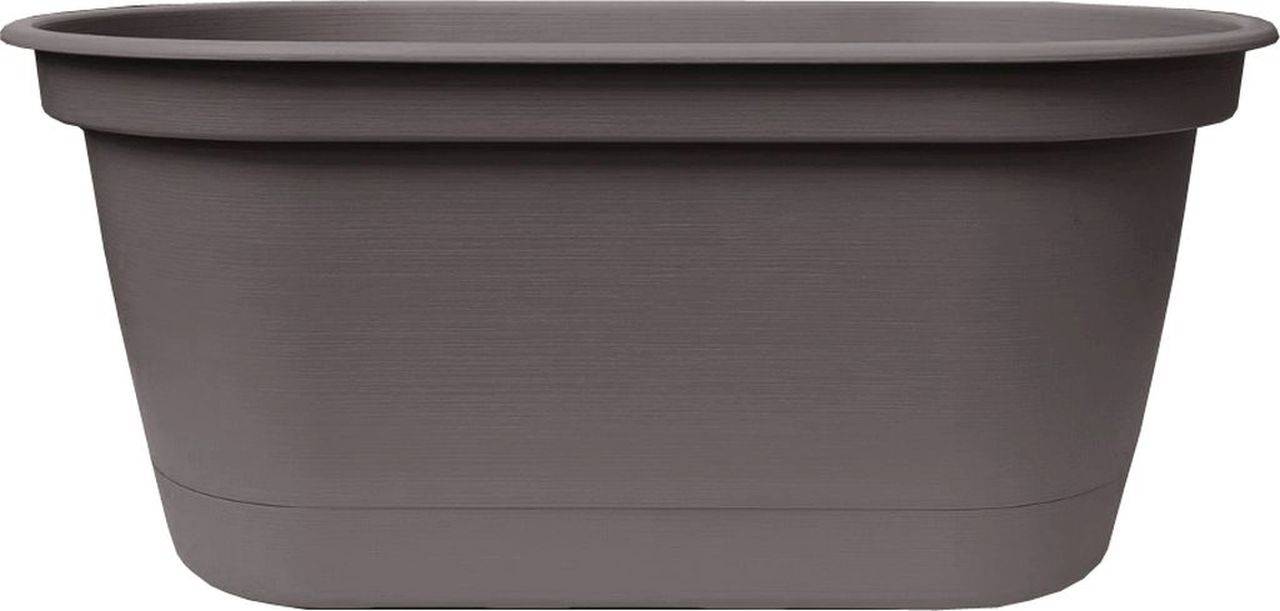 Ecloz - Jardinière à Réserve d'eau L'Autonome Taupe 60cm