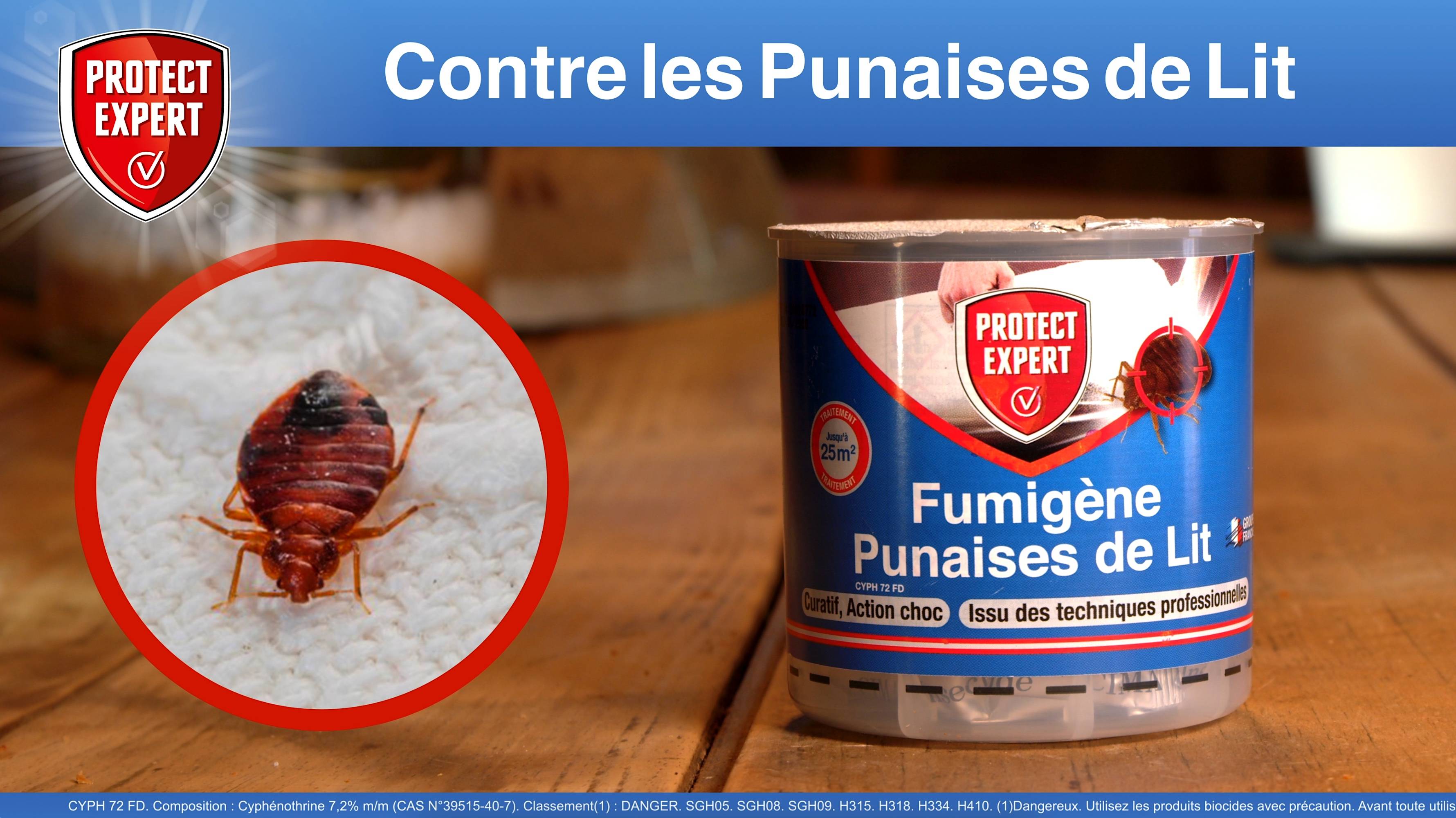 Protect Expert - Fumígeno anti-chinches de cama 10g PROTECT EXPERT - Imagen 7