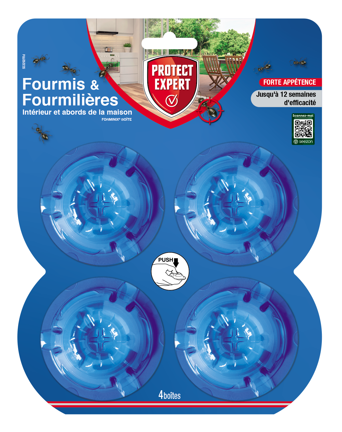 Protect Expert - Piège Anti-Fourmis 4 Boîtes 4x2 g – PROTECT EXPERT - Imagen 2