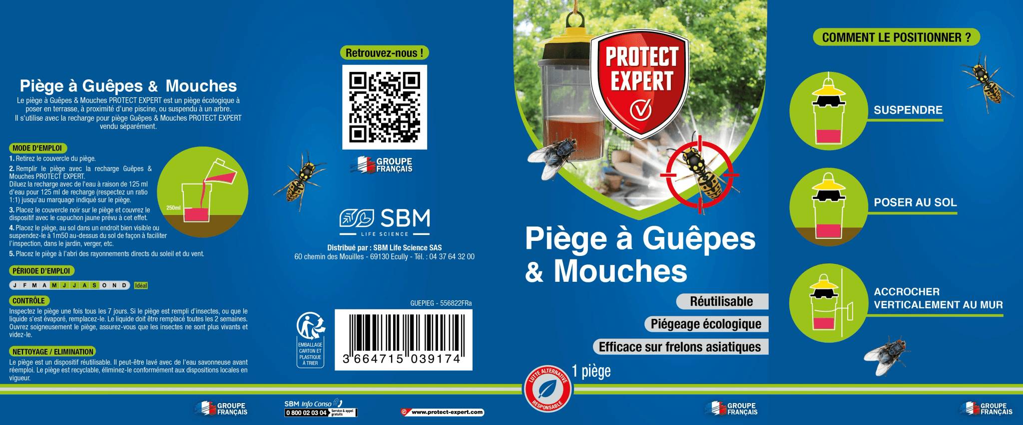 Protect Expert - Piège guêpes frelons mouches - PROTECT EXPERT - Image 8