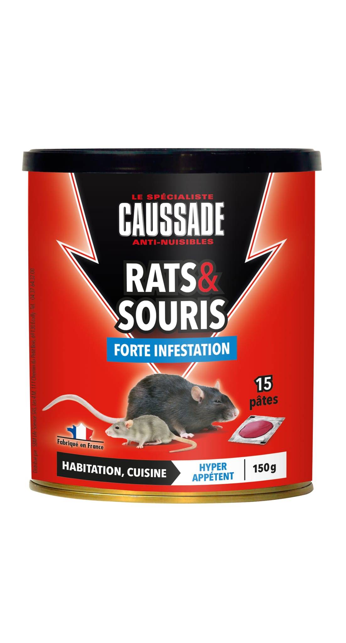 Caussade - Pâte Anti-Rongeurs 150g - CAUSSADE