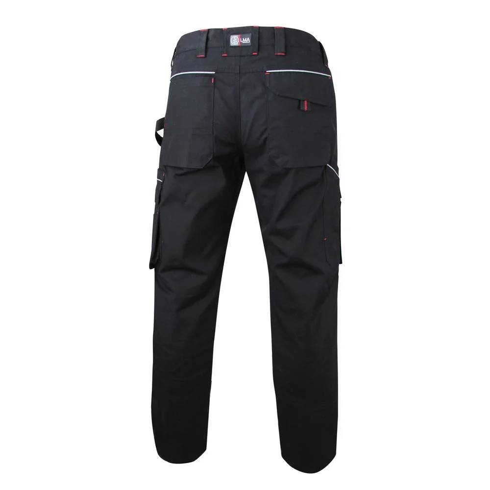 Pantalón de trabajo Basalte canvas negro LMA - Imagen 2