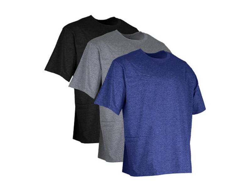 Lot de 3 T-shirts coton blanc taille L - LMA - Image 2