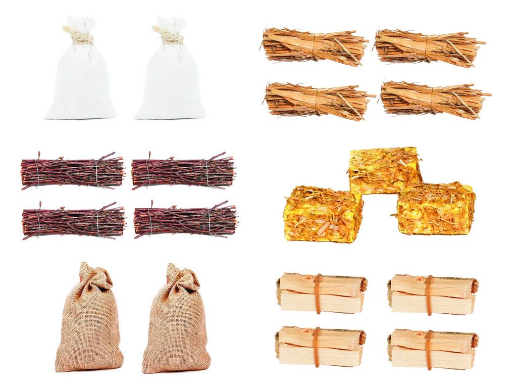 Assortiment Fagots et Sacs. 6 Models assortis - Imagen 1