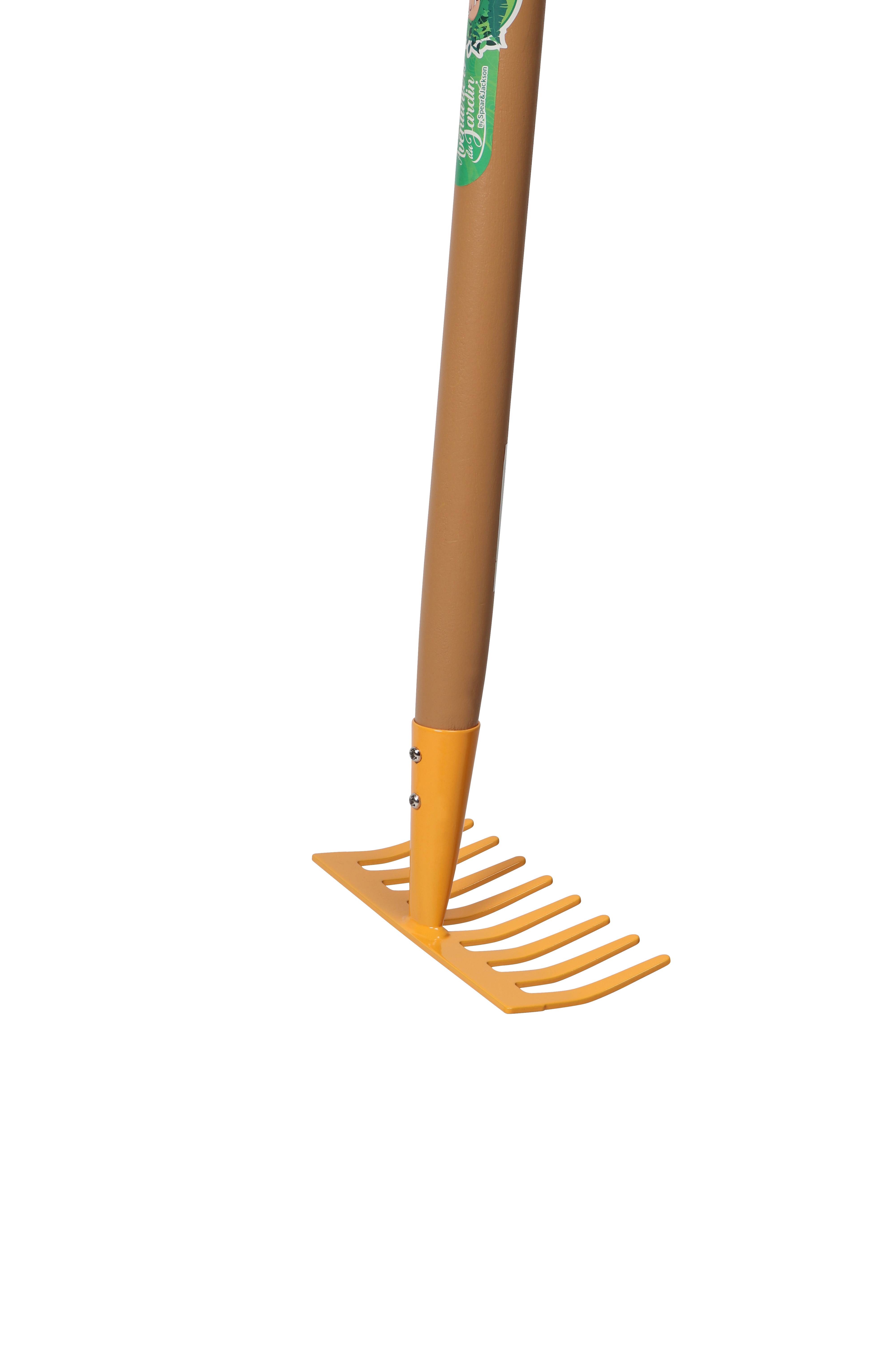 Râteau enfant métal manche bois L 80,5 cm - SPEAR & JACKSON - Image 6