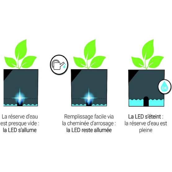 EDA Plastiques - Pot carré Aqualight - EDA - Image 12