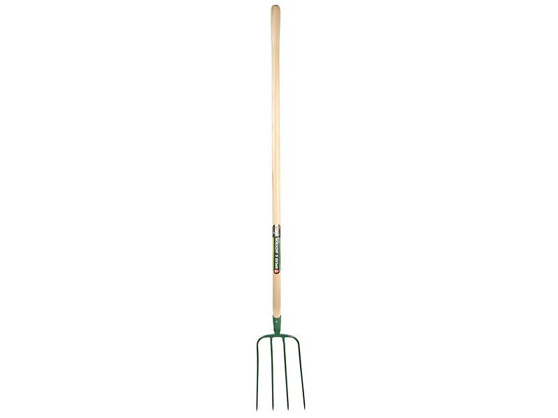 Fourche à fumier 4 dents manche bois 170 cm S&J - Imagen 3