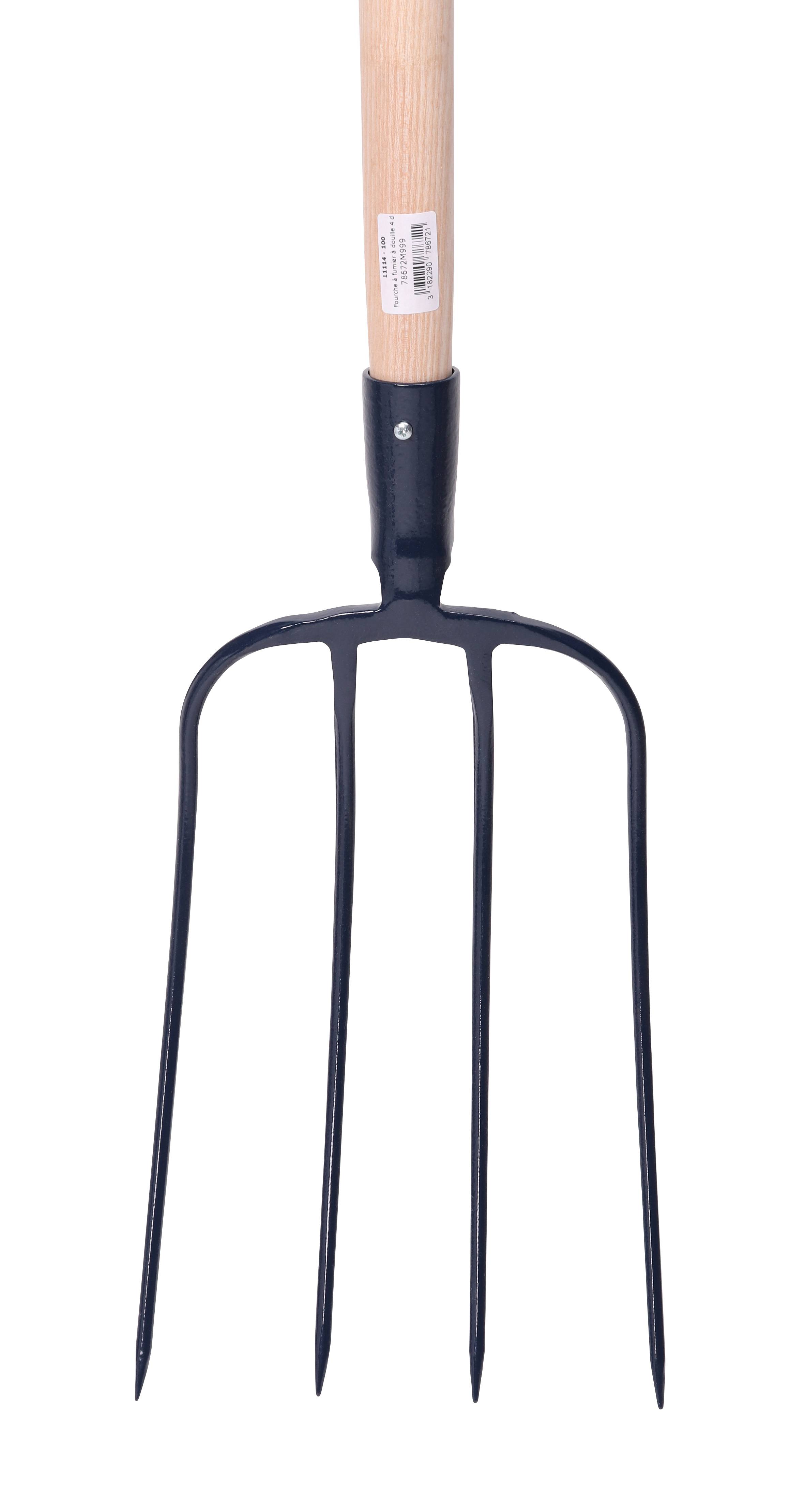 Fourche à fumier 4 dents manche bois 170 cm S&J - Imagen 6