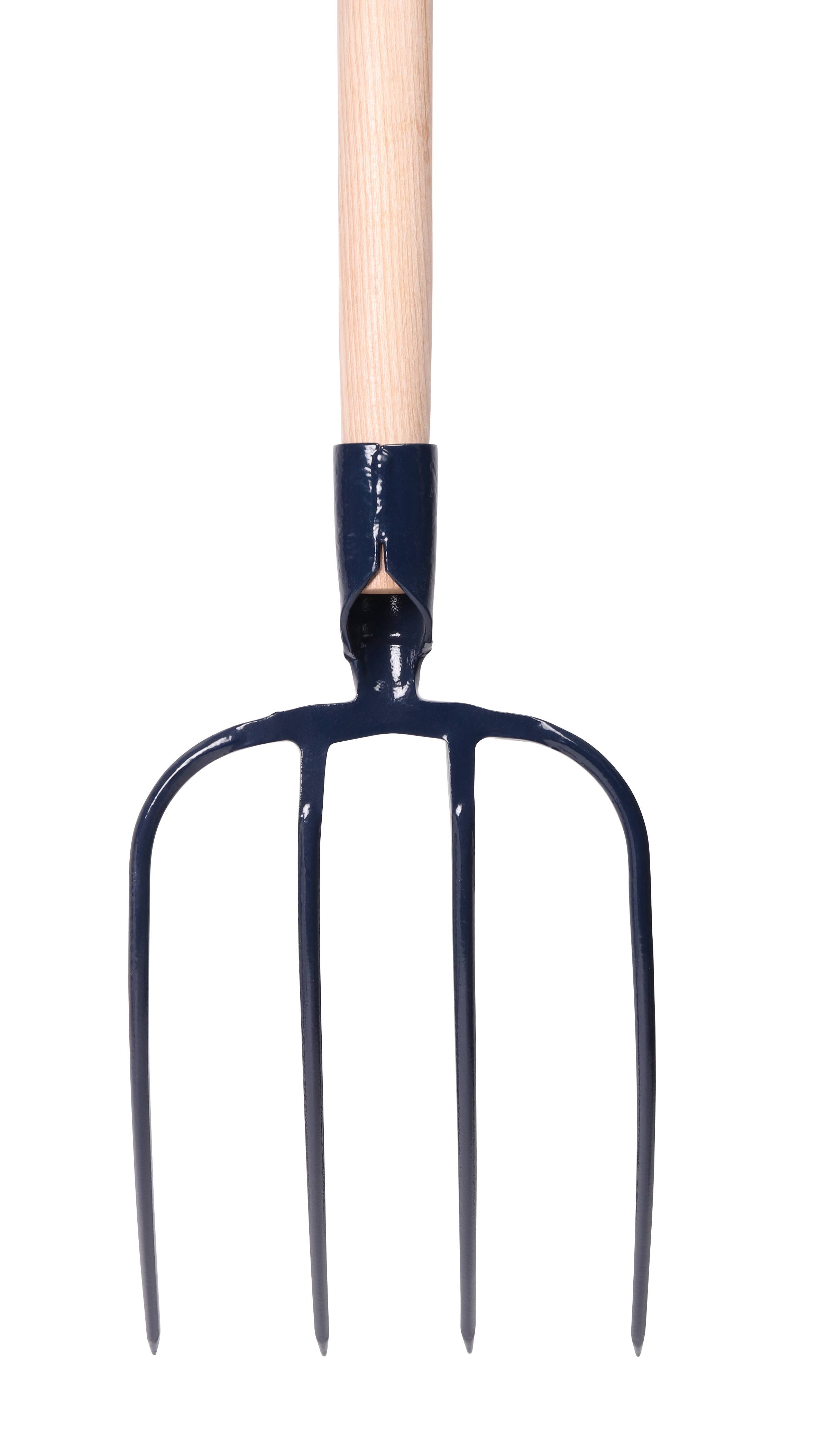 Fourche à fumier 4 dents manche bois 170 cm S&J - Imagen 1