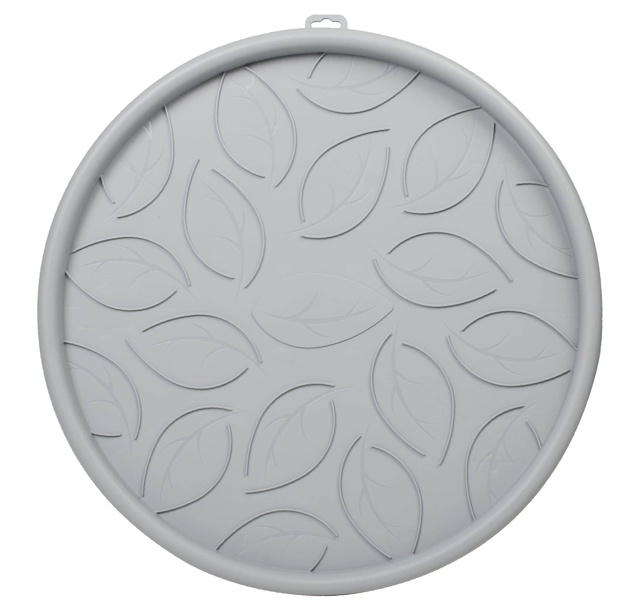 Soucoupe à Rouleaux Polypropylène Gris Béton Ø 45 cm EDA - Imagen 1
