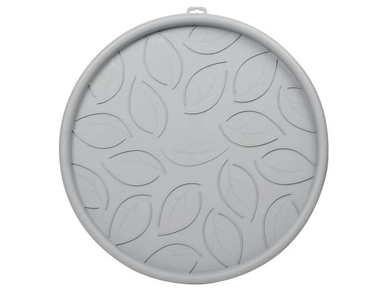 Soucoupe à Rouleaux Polypropylène Gris Béton Ø 45 cm EDA - Imagen 2