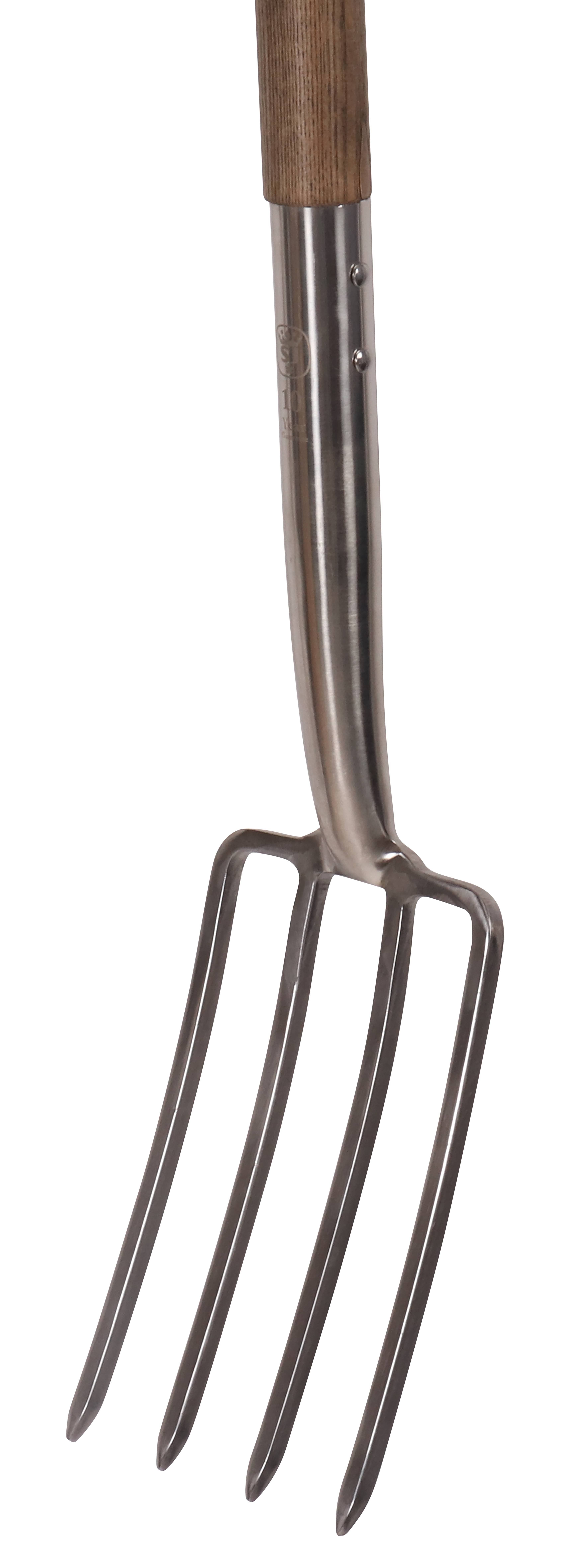 Horca para cavar Inox 4 dientes Madera 104 cm - S&J - Imagen 2