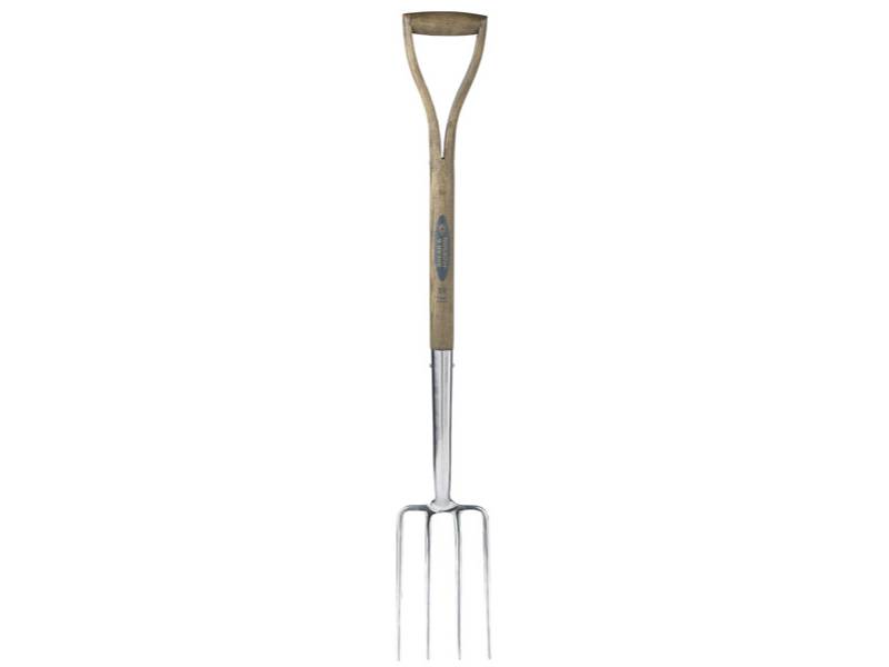 Horca para cavar Inox 4 dientes Madera 104 cm - S&J - Imagen 4