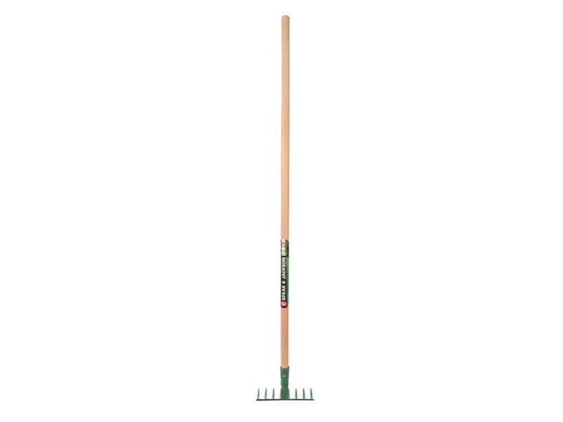 Râteau Jardin Acier Forgé Bois Hêtre 130 cm S&J - Image 3