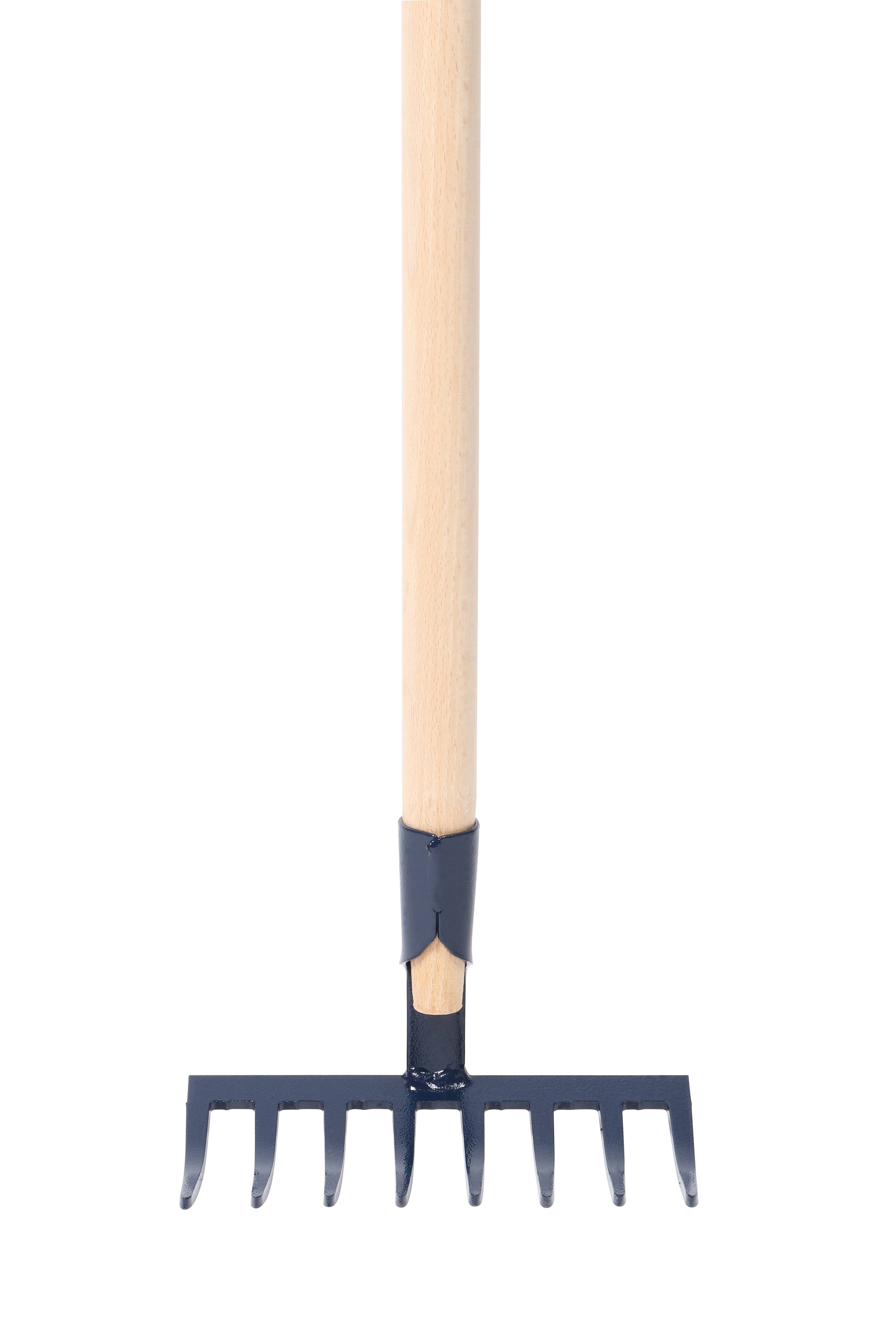 Râteau Jardin Acier Forgé Bois Hêtre 130 cm S&J - Image 4