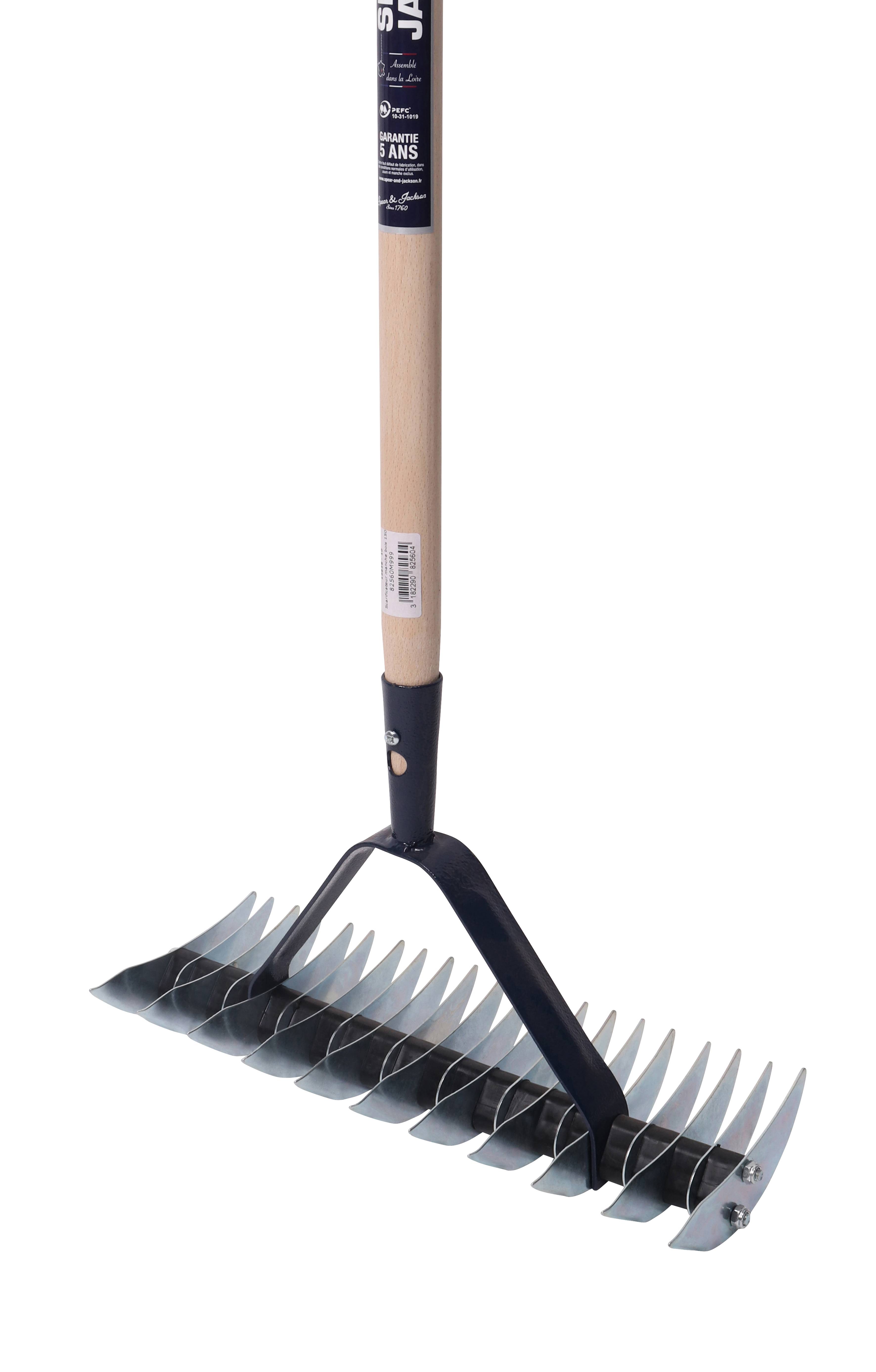 Scarificateur Manche Bois Hêtre 150cm Double Denture SPEAR & JACKSON - Image 3