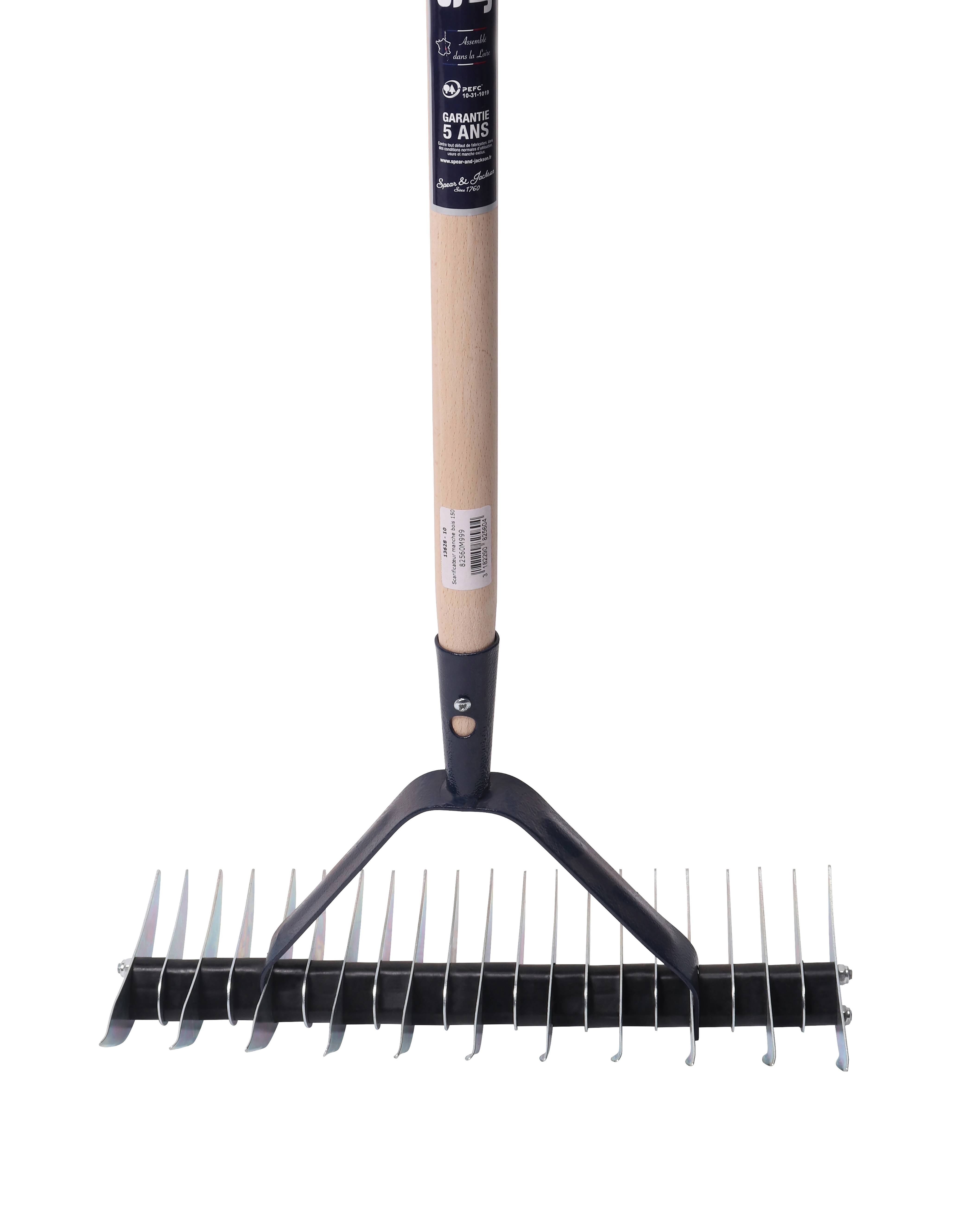 Scarificateur Manche Bois Hêtre 150cm Double Denture SPEAR & JACKSON - Image 4